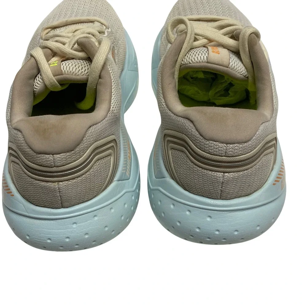 Brooks Glycerin GTS 21 Running Shoes Women's Size 10 Beige Light Blue‎ Orange